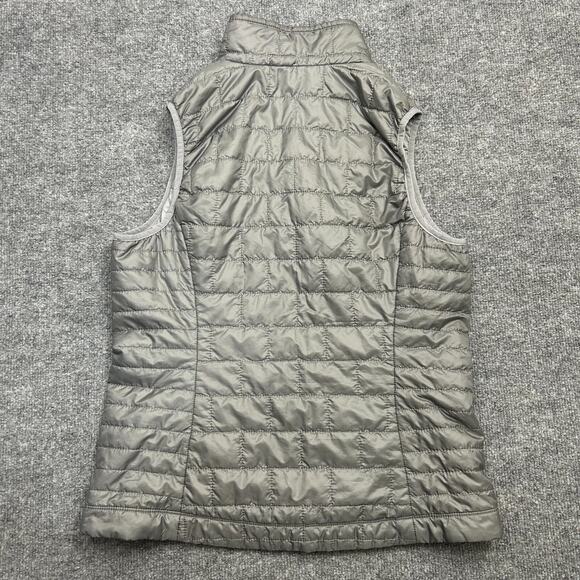 Patagonia Jacket Light Gray Nano Puff Womens Quilted Vest Size Medium - Picture 3 of 10